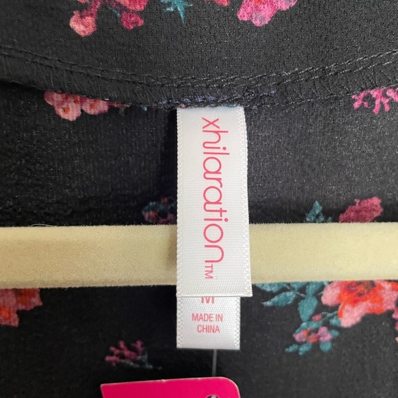 Floral Black Kimono Cardigan - Picture 3 of 5